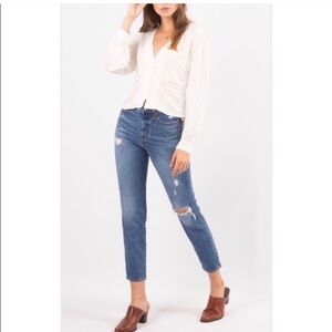 Free people Maise smock.ed back. Size med
